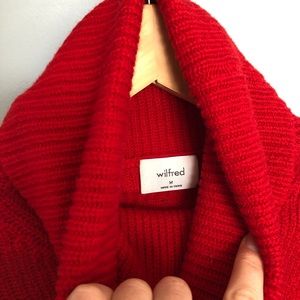 Wool crop top sweater from Wilfred